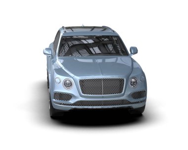 Lüks araba. 3d illüstrasyon.