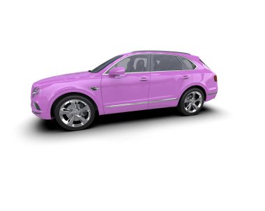 mor lüks araba - araba konsepti