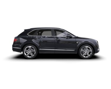 modern SUV - beyaz arkaplanda izole edilmiş araba