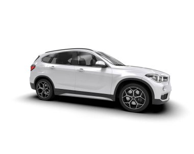 SUV - beyaz arkaplanda izole