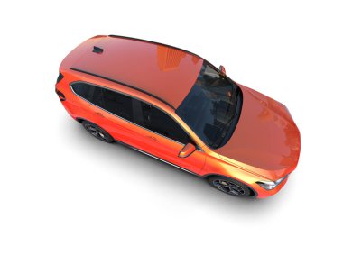 modern otomobil arka planda izole edildi