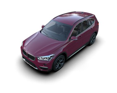 Bir spor arabanın 3 boyutlu canlandırması