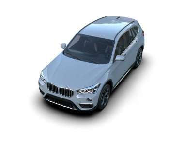 Daha az genel bir konsept arabanın 3 boyutlu çizimi