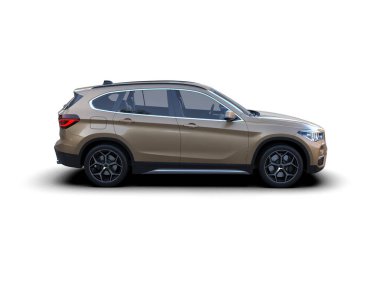 SUv beyaz arkaplanda izole edildi.