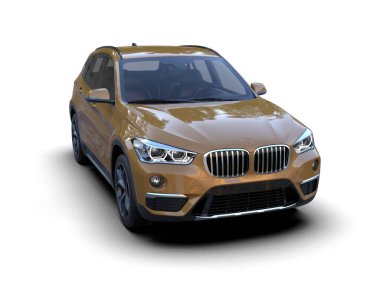 3D render araba konsepti.