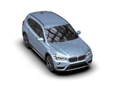 Modern lüks aile arabası - 3 boyutlu