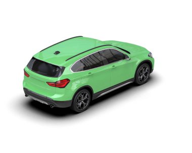 yeşil spor araba - Sedan