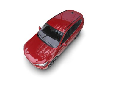 kırmızı lüks spor otomobil