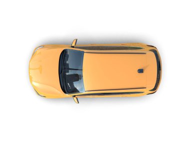 Işık arkaplan üzerinde modern araba