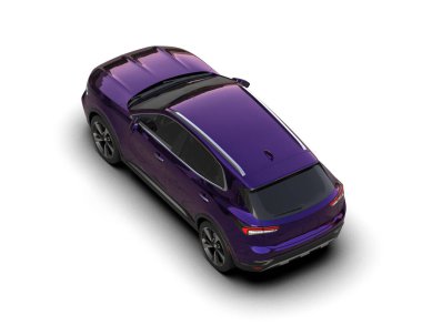 modern şehir beyaz arka planda 3 boyutlu görüntüleme