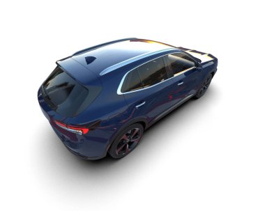 Daha az genel bir konsept arabanın 3 boyutlu çizimi