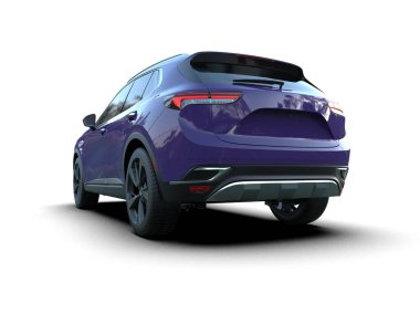 araba modern konsept - 3 boyutlu render