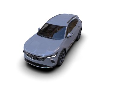 modern elektrikli araba izole edildi