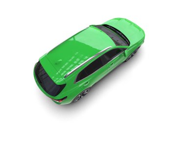 yeşil modern spor araba