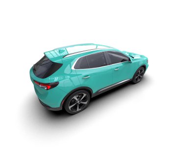 Stüdyo ortamında daha az genel bir konsept arabanın 3 boyutlu çizimi