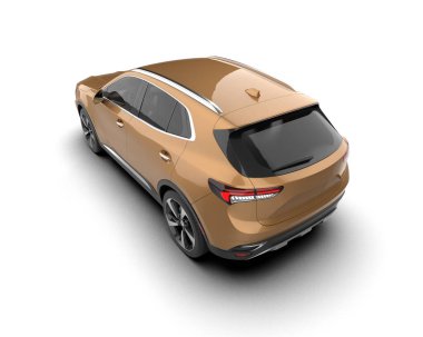 Daha az genel bir konsept arabanın 3 boyutlu çizimi