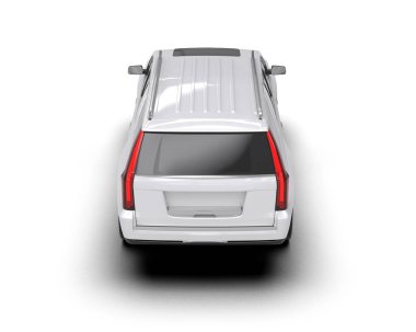 araba arka planı beyaz arkaplanda izole edildi