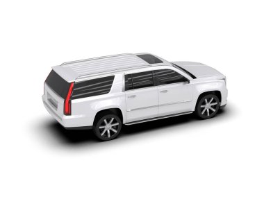 Siyah arka planda beyaz lüks araba..