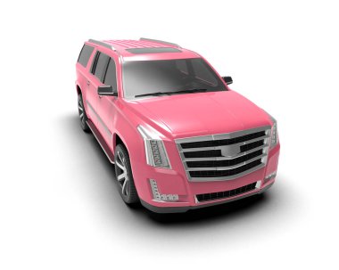 modern otomobil arka planda izole edildi