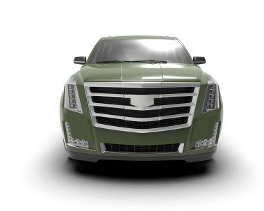 modern şehir arabası beyaz üzerine izole