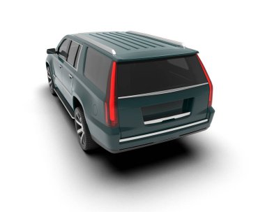 araba beyazda izole edildi.