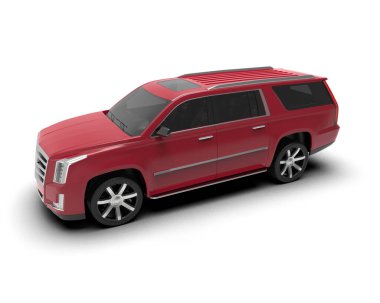 Lüks modern araba beyaz arka planda izole