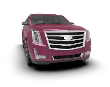 modern lüks mor araba - stüdyo çekimi