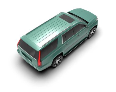 Beyaz arkaplandaki araba