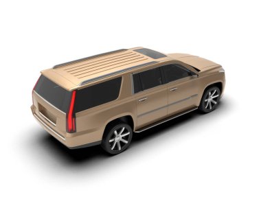 Beyaz arkaplandaki araba.