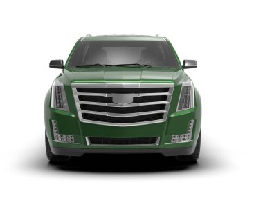 yeşil lüks SUV araba
