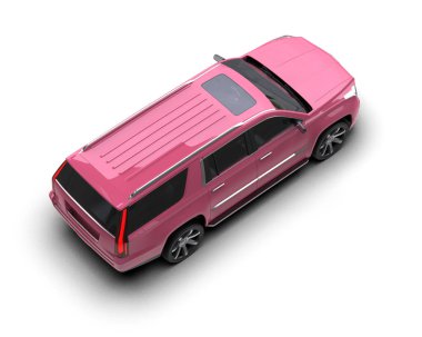 beyaz arka planda modern araba.