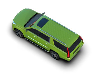 modern yeşil şehir arazi aracı