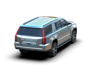 Beyaz arka planda bir araba. yüksek kaliteli fotoğraf