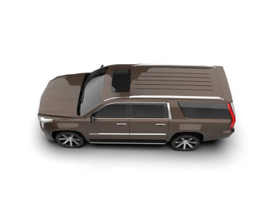 beyaz arka planda modern lüks araba