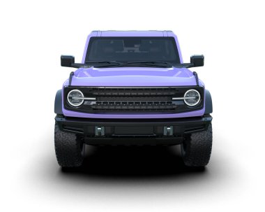 3 boyutlu markalı, daha az genel bir pikap araba.