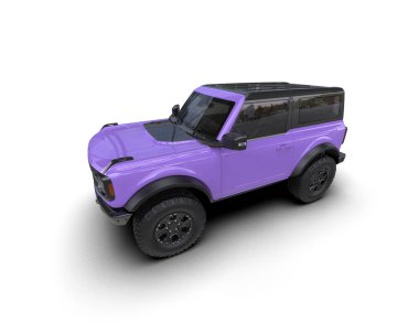 Mor modern cip. Modern konsept. 3d oluşturma