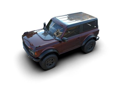 Bir arabanın 3 cg görüntüsü