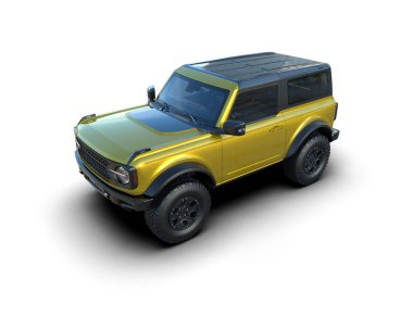 Bir arabanın 3 cg görüntüsü