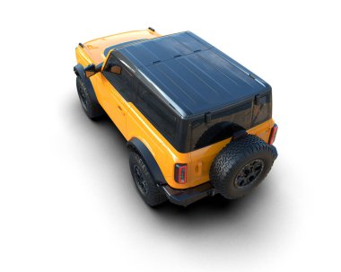 Bir spor arabanın 3 boyutlu canlandırması