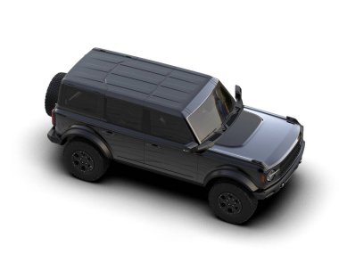 Siyah cip beyaz arkaplanda izole edildi