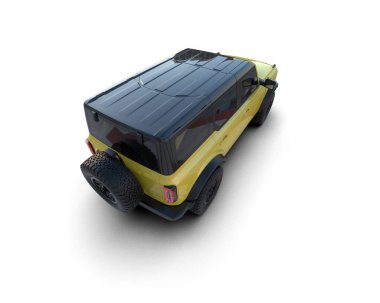 Daha az genel bir konsept otomobilin 3 boyutlu çizimi