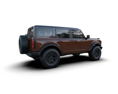 modern araba - kesişim - off - road - illüstrasyon