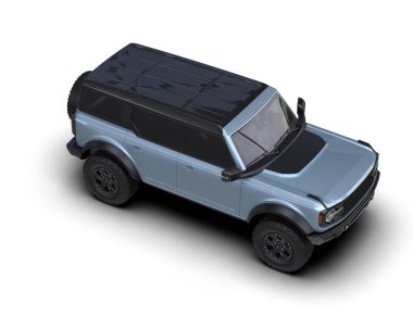 Modern bir SUV 'un 3 boyutlu resmi.