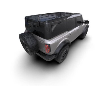 SUV - modern araba - izole