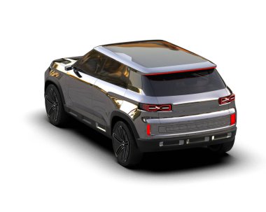 beyaz SUV - araba - yakın görüntü