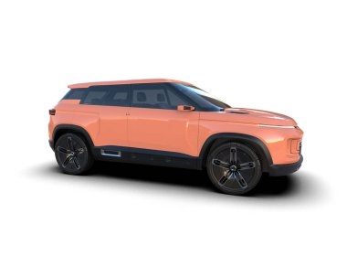 Siyah spor jip. 3d oluşturma