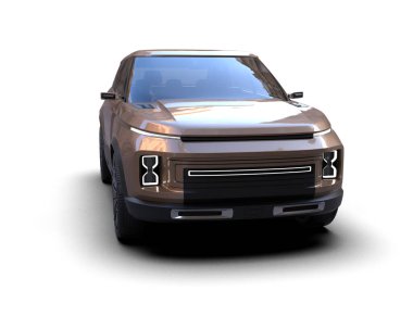 siyah modern SUV - önde