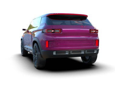 modern şehir - elektrikli araç