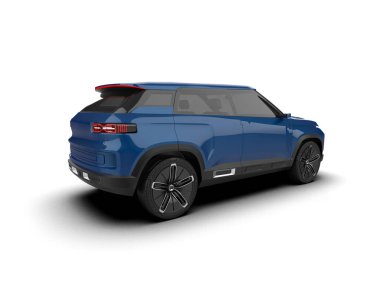 modern SUV arabası - 3D render