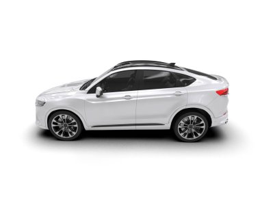 Arkaplanda beyaz bir araba.